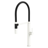 Kaya Pull Down Sink Mixer, Matte White 2
